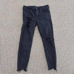 American Eagle Distressed Black Women Jeans